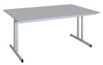 Skládací stůl 160 x 80 cm šedý/šedá