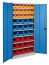 Skříň s plastovými boxy 195 x 92 x 42 cm