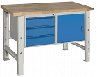 Dílenské stoly stavitelné 120 cm, hloubka 70 cm