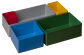 Plastová krabička 63 x 108 x 216 mm -  balení 119 ks - 2
