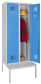 Lavička pro šatní skříň šířky 800 mm, sedák šedé lamino - 2